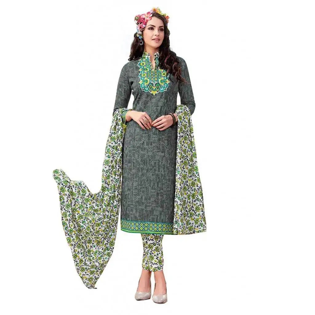 Multi-Color Cotton Printed Trouser Suit LSTV119138