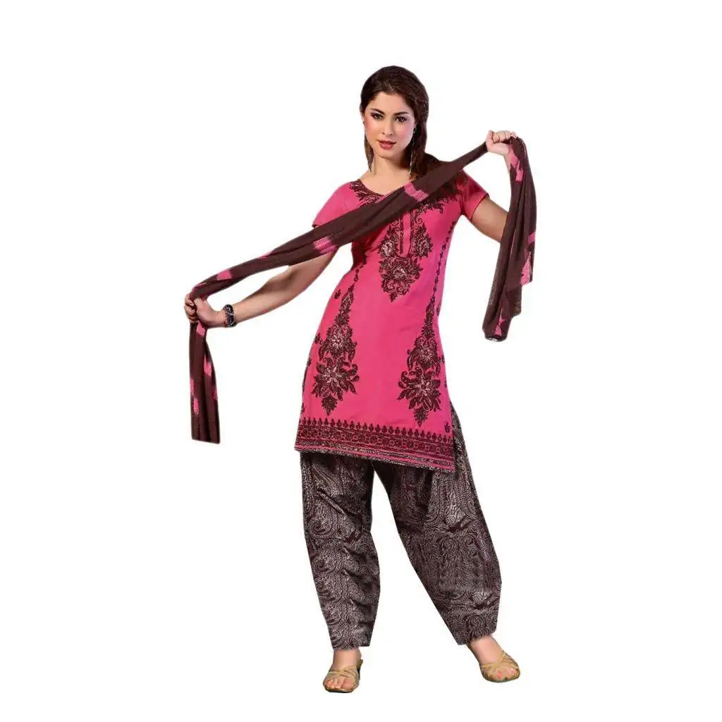 Buy Silk Fabric Festive Wear Patiala Suit in Pink Color Online - SALA2722 |  Appelle Fashion