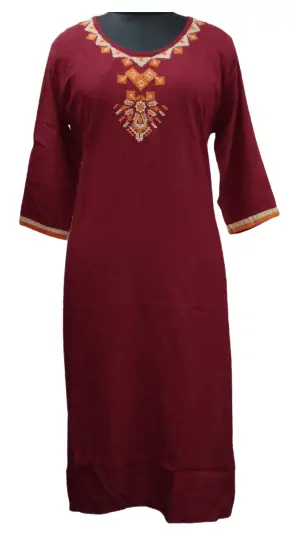 Shop Latest Maroon Color Kurti Online at Best Price