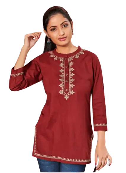 Lucknowi Short Kurti at Rs 350 | Ladies Kurta in Lucknow | ID: 17094753191