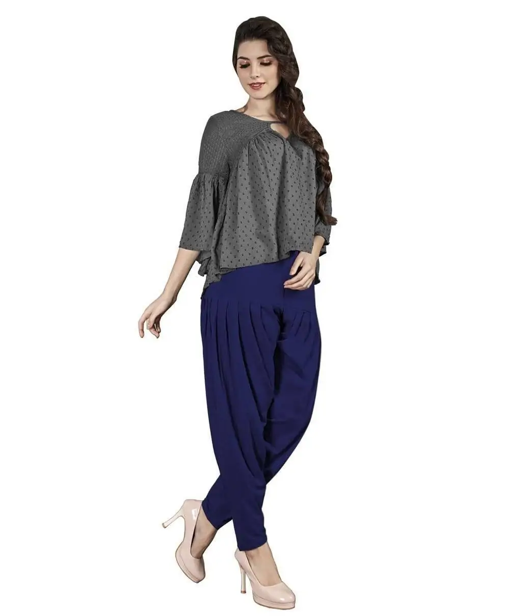Buy Imago Grey Cotton Patiala Salwar Pant For Women ( Free size Upto 48)  Online at Best Prices in India - JioMart.