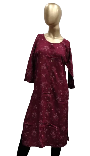Buy Maroon Kurtis Online In India At Best Price Offers | Tata CLiQ