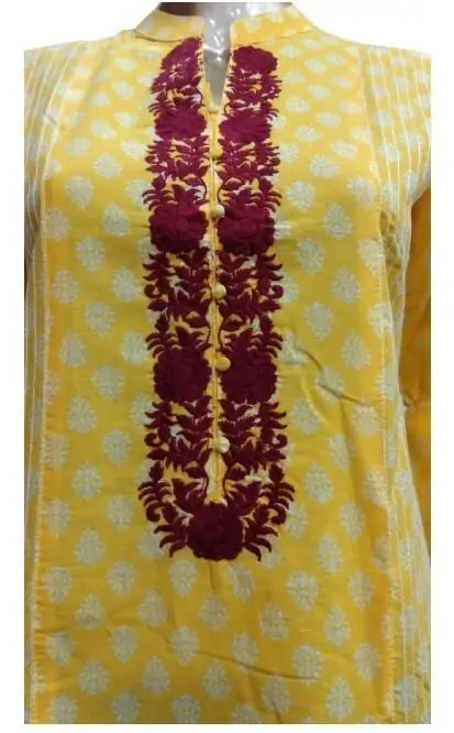 Indian Short Kurti Craft House Floral Geometric Women's M Tunic NWT |  eBay