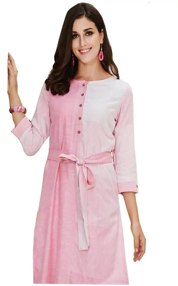 Pink color kurtis online
