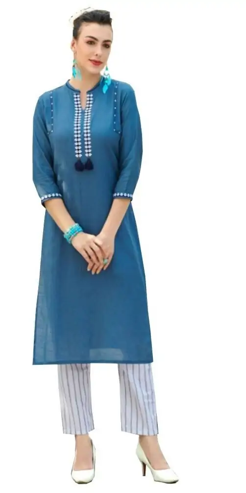 20 Trending Blue Colour Kurta Designs For Men And Women