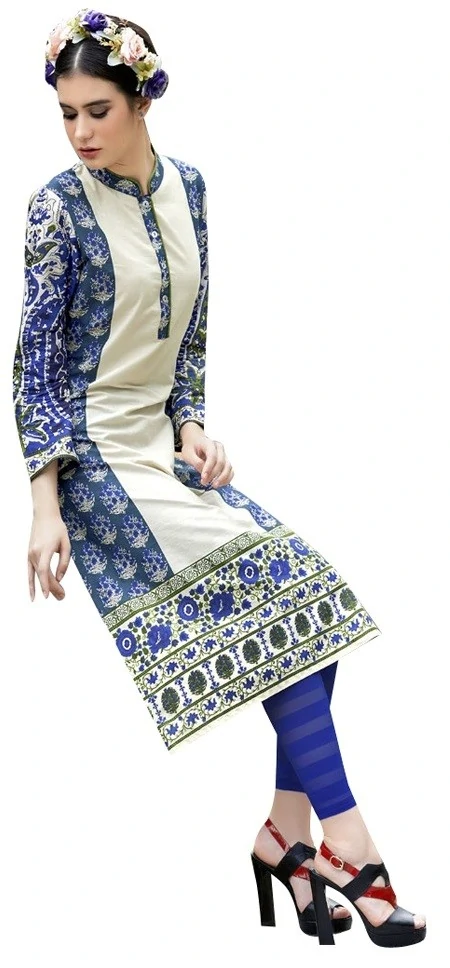 Straight Kurti for Women | Cotton kurti designs, Long kurti designs, Kurta  designs