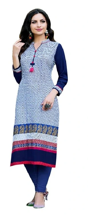 Buy Blue Cotton Printed Floral Round Neck Kurta And Pant Set For Women by  Pheeta Online at Aza Fashions.