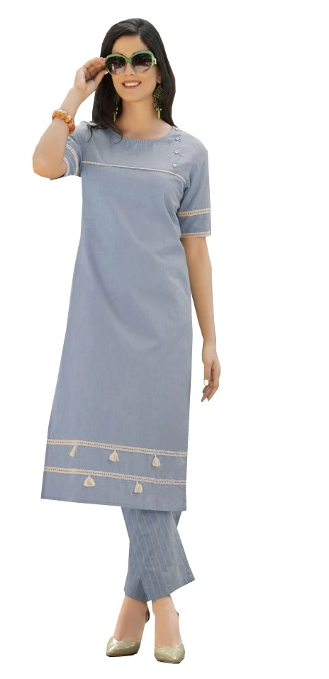 Ladies Long Kurti With pant