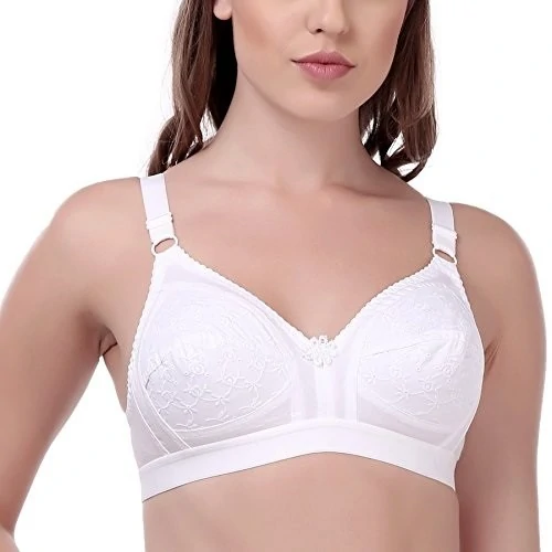 Rupa Softline Cotton Shifley Non Padded Bra-1061WHT