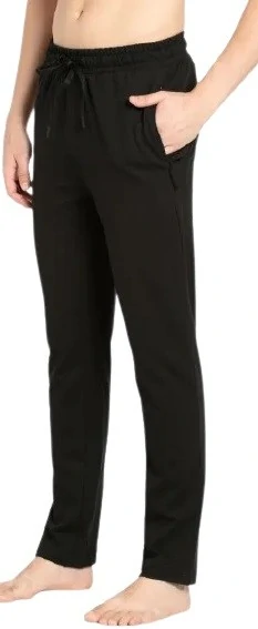 Jockey Slim Fit Track Pant for Men with Zipper Pocket-AM42BLK