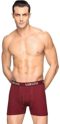 Lux Cozi Maroon Colour Men's Underwear-LONGMRN