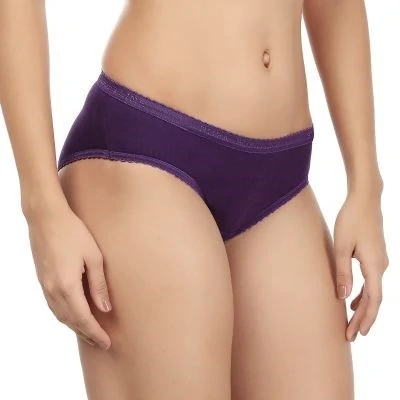 Rupa Purple Plain (Outer Elastic) Panty for Women-101PRPL