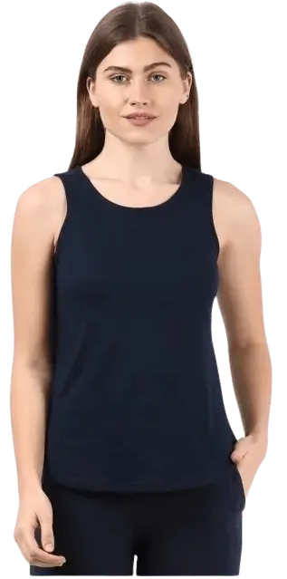 Jockey Women Navy Blazer Tank Top AW77NVBLZ