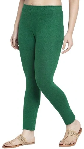 Rupa Softline Dark Green Ankle Length Legging-RUPAA36