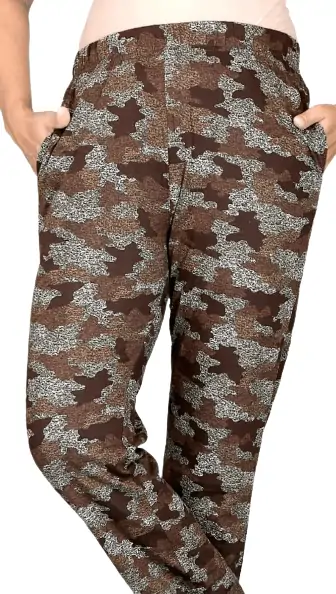 Camo Print Cargo Pants Casual Long Length Versatile Pants - Temu