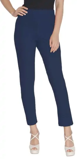 Buy Tie & Dye Indigo Blue Slim Fit Pants - Organic Cotton Online on Brown  Living | Womens Pants