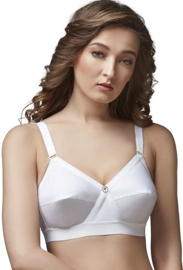 Buy Trylo Padded Non-Wired Full Coverage T-Shirt Bra - White at Rs.840  online