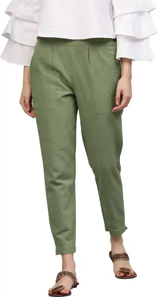 Buy Sky Blue and Black Combo of 2 Women Trouser Cotton Flax Pants for Best  Price, Reviews, Free Shipping