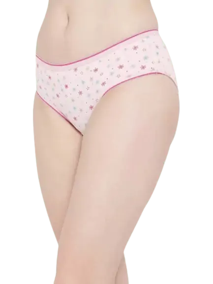 Rupa Softline Printed Light Outer Elastic Panty (Pack of 3)-7700