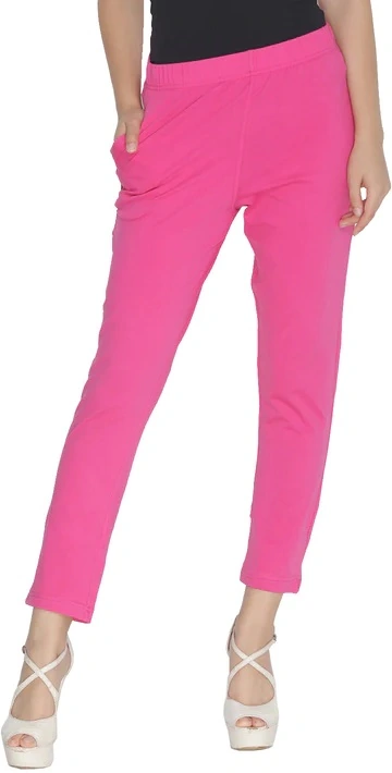 Buy Go Colors Women Solid Golden Yellow Comfort Fit Cotton Pants online