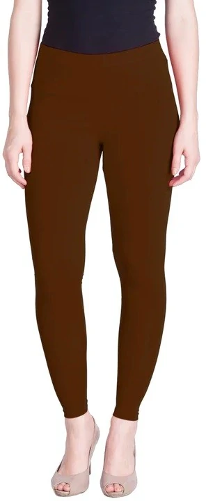 Lyra Brown Ankle Length Legging for Women-LYRAA26