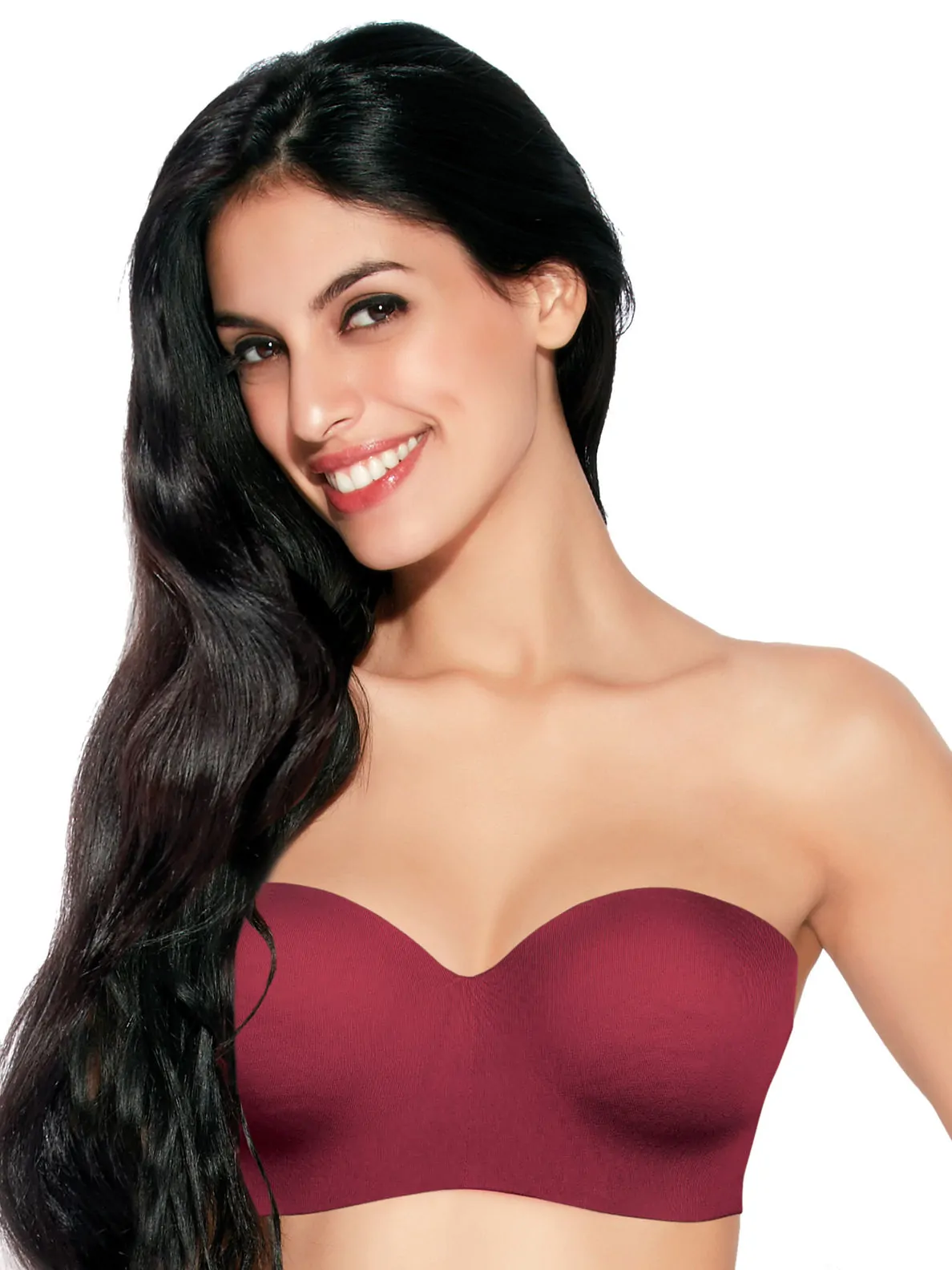 Enamor Full Coverage Strapless Padded Bra-F074BOS