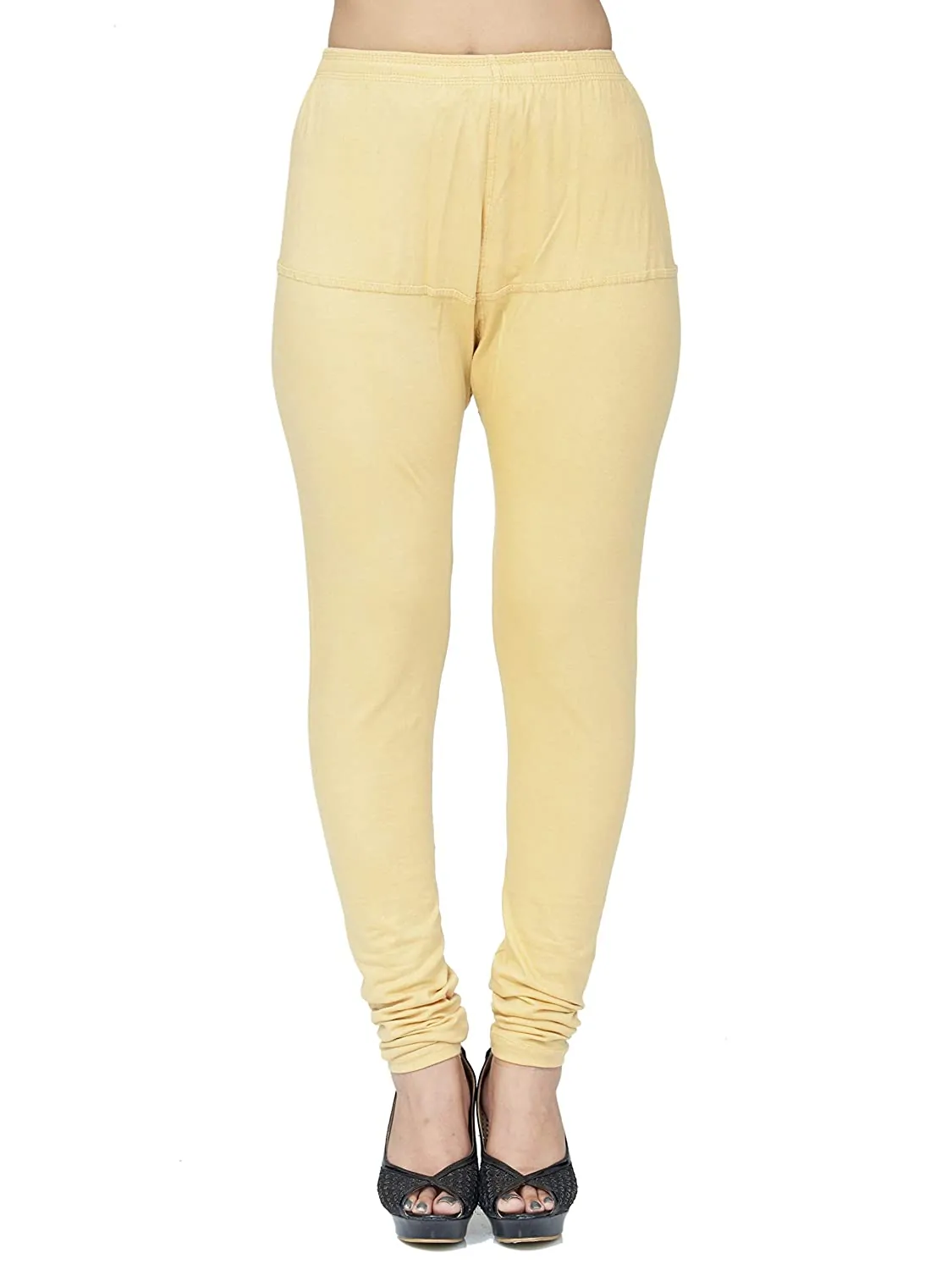 Skin color ladies cotton lycra premium leggings-LGP13