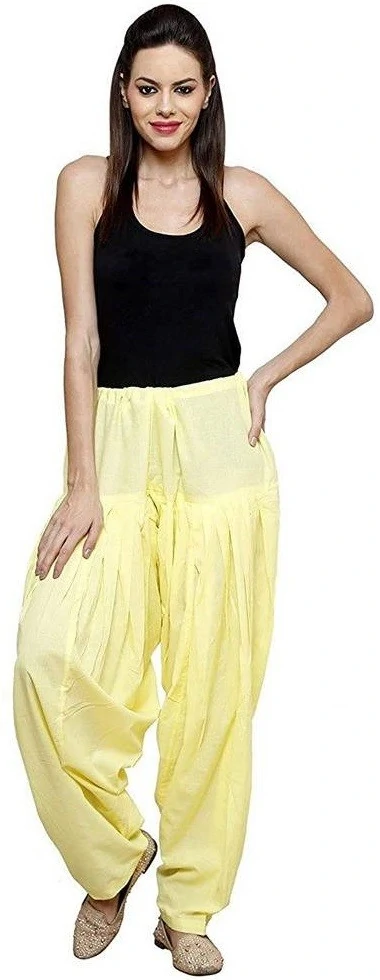 Beautiful Women's Cotton Patiala Salwar Pants Regular Fit Salwar Pajamas  Green | eBay