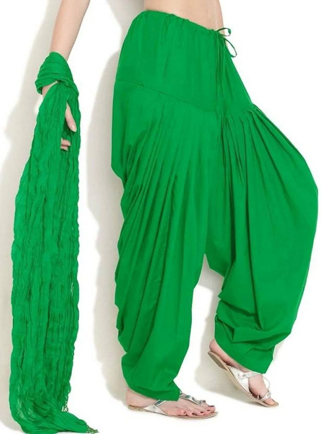 Green Massert Cotton Pant Salwar Suit | Khaki color, Cotton bottoms, How to  wear