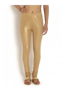 Skin color ladies cotton lycra premium leggings stitching-LGD10