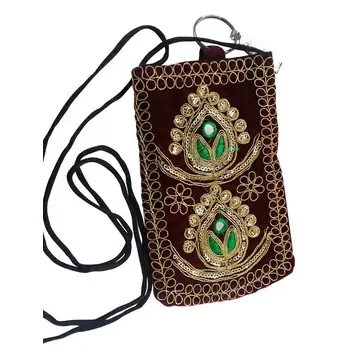 Buy online Handcraft Mobile Pouch