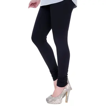 black churidhar leggings