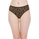 Rupa Printed Brown Regular Outer Elastic Panty for Women-102BRN