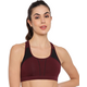 Enamor Wine Medium Impact Cotton Padded Bra-SB08GRW