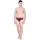 Lux Cozi Maroon Colour Brief Underwear-SHOTMRN