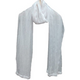 chiffon duppata-DPT01WHT