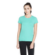 Buy Simple and Casual Women's T-Shirt-55411GREEN
