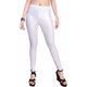 Shimmer Silver Colour Churidar Leggings-LGS01